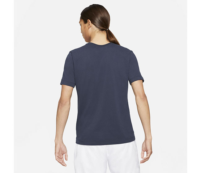 Nike Court Rafa Clay Tee (M) (Navy/Lime)