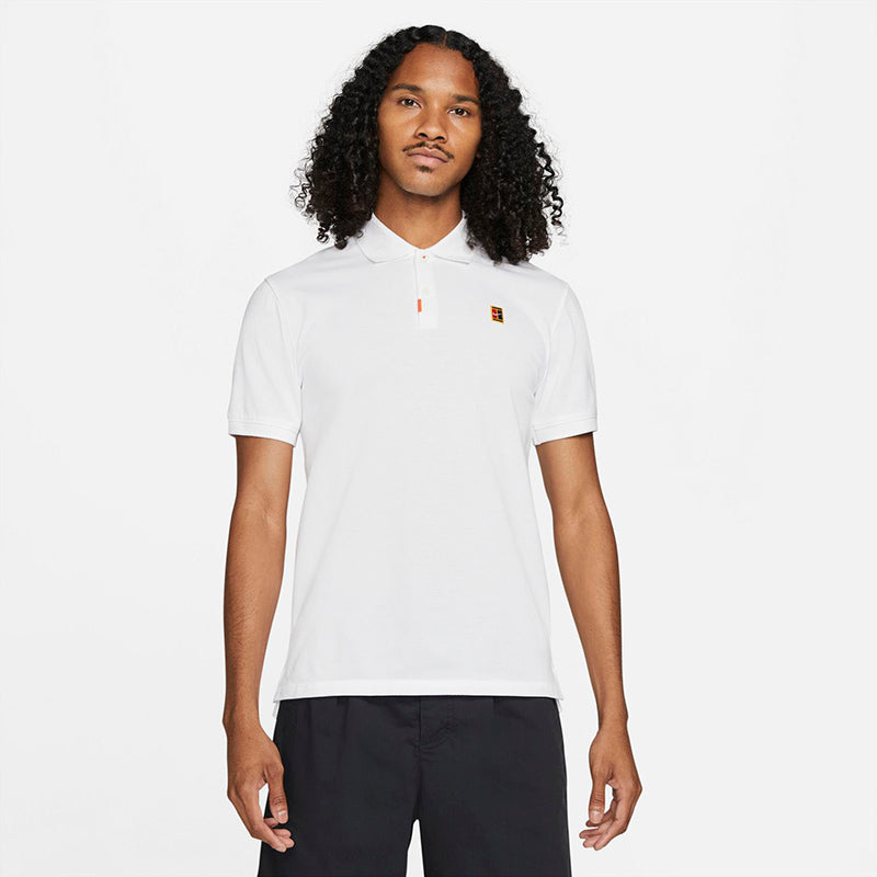 The Nike Heritage Polo Slim 2.0 (M) (White)