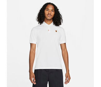 The Nike Heritage Polo Slim 2.0 (M) (White)