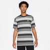 Nike Court Striped Tee (M) (Black)