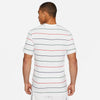 Nike Court Striped Tee (M) (White) Nike