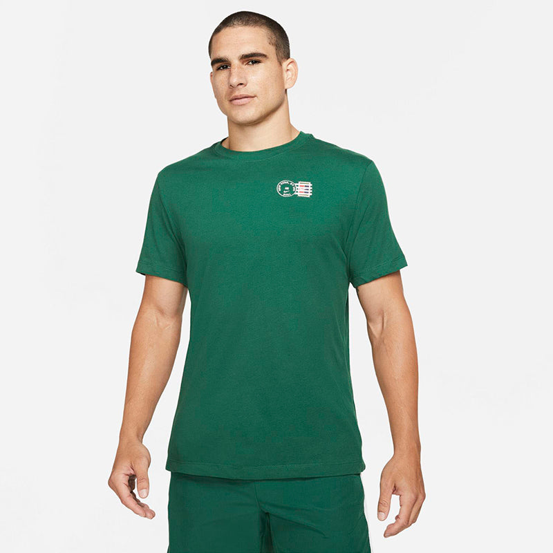 Nike Court Nyc Postcard Tee (M) (Green) Nike