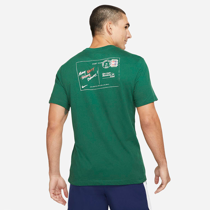 Nike Court Nyc Postcard Tee (M) (Green) Nike