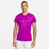 Nike Rafa Challenger Short Sleeve Top (M) (Purple) Nike