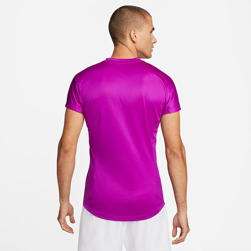 Nike Rafa Challenger Short Sleeve Top (M) (Purple) Nike