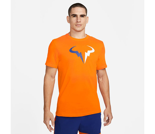 Nike Court Rafa Seasonal Tee (M) (Orange)
