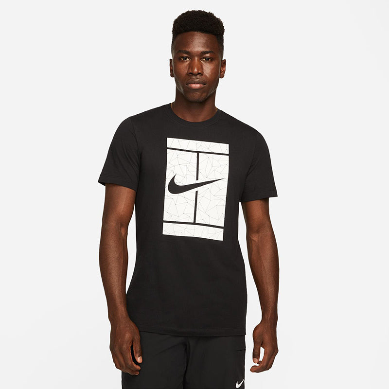 Nike Seasonal Court Tee (M) (Black)