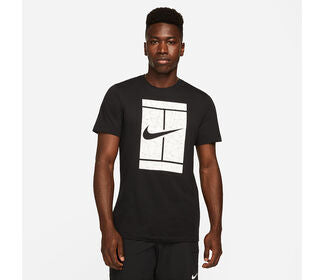 Nike Seasonal Court Tee (M) (Black)