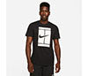 Nike Seasonal Court Tee (M) (Black)