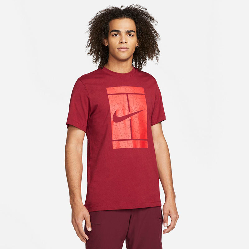 Nike Seasonal Court Tee (M) (Red) Nike