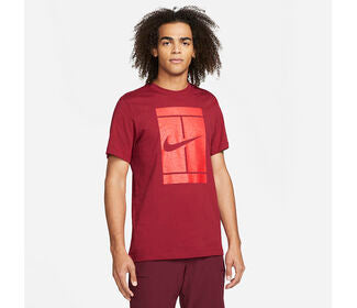 Nike Seasonal Court Tee (M) (Red)