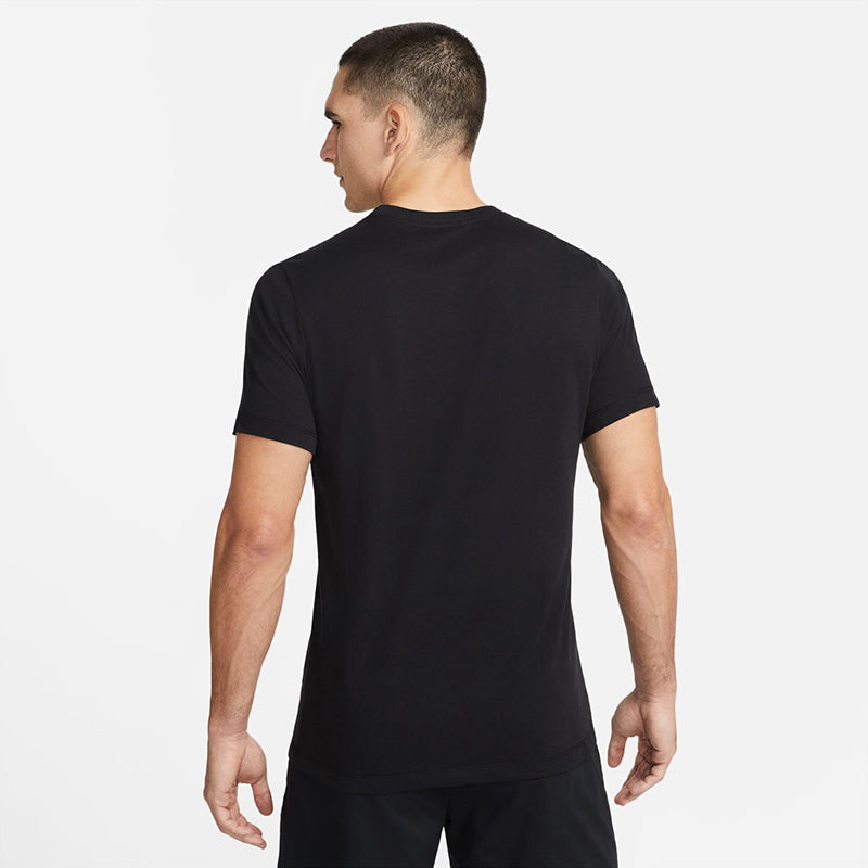 Nike Dri-Fit Swoosh Tennis Tee (M) (Black) Nike