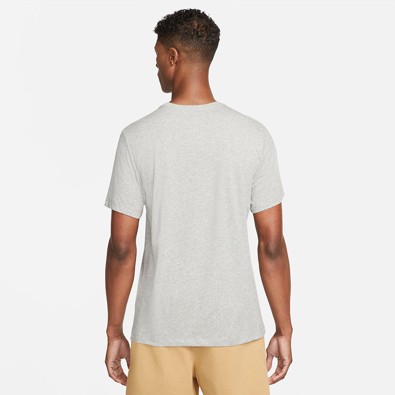 Nike Dri-Fit Swoosh Tennis Tee (M) (Grey) Nike