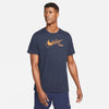 Nike Dri-Fit Swoosh Tennis Tee (M) (Navy) Nike