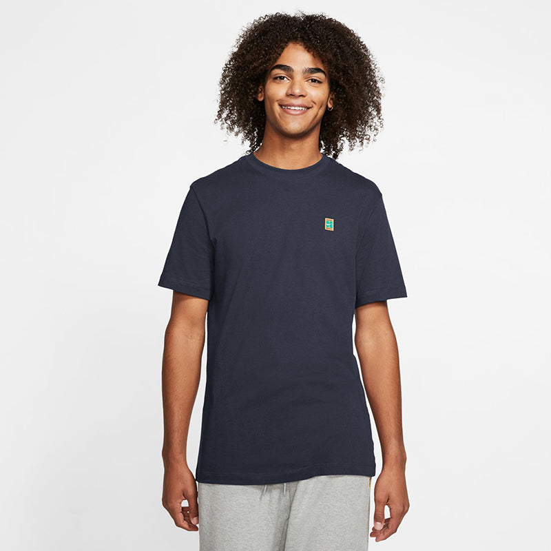Nike Court Heritage Emblem Tee (M) (Navy) Nike