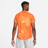 Nike Court Dri-Fit Victory Printed Top (M) (Orange) Nike