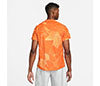 Nike Court Dri-Fit Victory Printed Top (M) (Orange)