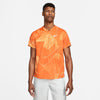 Nike Court Dri-Fit Victory Printed Top (M) (Orange) Nike