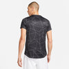 Nike Court Breathe Advantage Printed Top (M) (Black) Nike