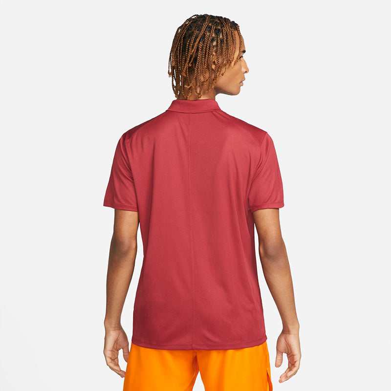 Nike Court Dri-Fit Pique Polo (M) (Red) Nike