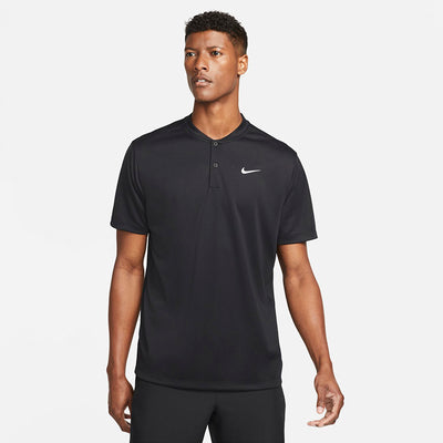 Nike Court Dri-Fit Blade Solid Polo (M) (Black) Nike
