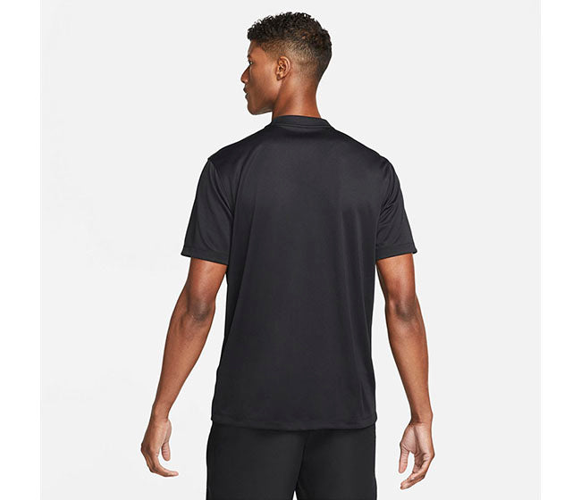 Nike Court Dri-Fit Blade Solid Polo (M) (Black)