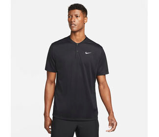 Nike Court Dri-Fit Blade Solid Polo (M) (Black)