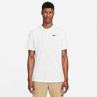 Nike Court Dri-Fit Blade Solid Polo (M) (White) Nike