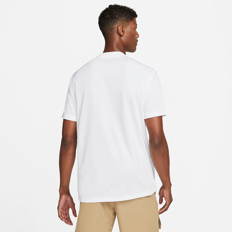 Nike Court Dri-Fit Blade Solid Polo (M) (White) Nike CN09K1-WHT-M