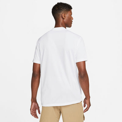 Nike Court Dri-Fit Blade Solid Polo (M) (White) Nike