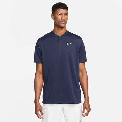 Nike Court Dri-Fit Blade Solid Polo (M) (Navy) Nike