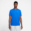 Nike Court Dri-Fit Blade Solid Polo (M) (Royal)
