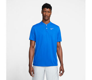 Nike Court Dri-Fit Blade Solid Polo (M) (Royal)