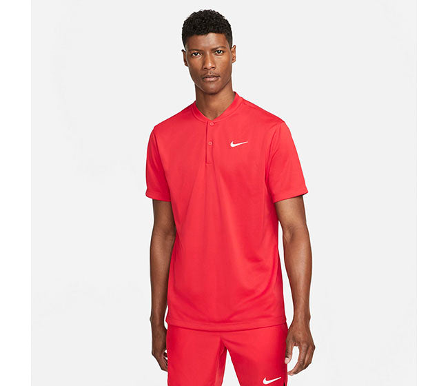 Nike Court Dri-Fit Blade Solid Polo (M) (Red)