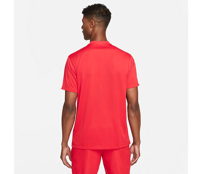 Nike Court Dri-Fit Blade Solid Polo (M) (Red)