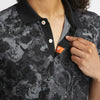 The Nike Printed Slim London Polo (M) (Black) Nike