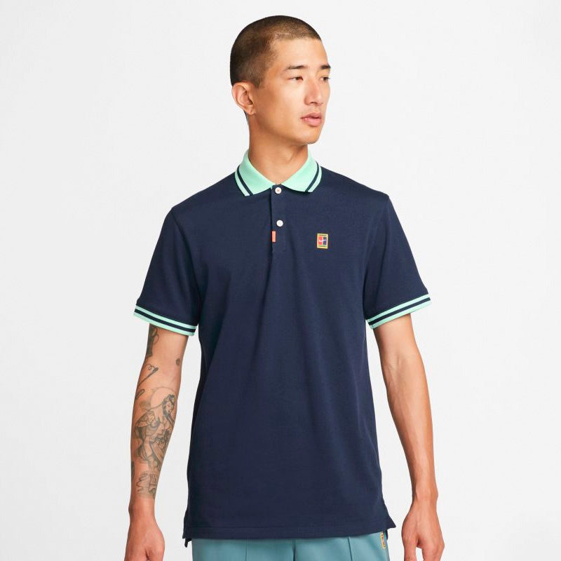 The Nike Heritage Polo Slim 2.0 (M) (Navy) Nike