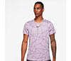 Nike Court Breathe Advantage Printed Top (M) (Light Purple)
