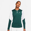 Nike Breathe Advantage Half-Zip Top (M) (Dark Green)