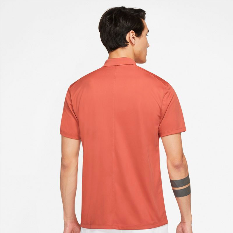 Nike Court Dri-Fit Pique Polo (M) (Rust Orange) Nike