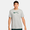 Nike Dri-Fit Swoosh Tennis Tee (M) (Grey) Nike