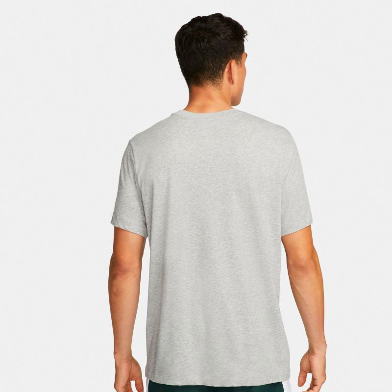 Nike Dri-Fit Swoosh Tennis Tee (M) (Grey) Nike