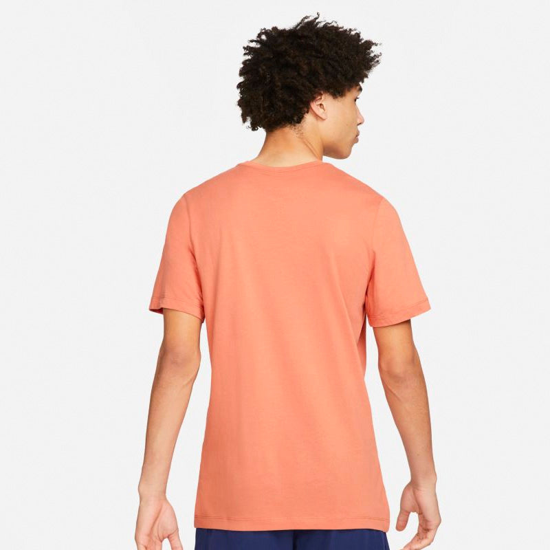 Nike Dri-Fit Swoosh Tennis Tee (M) (Madder Root) Nike