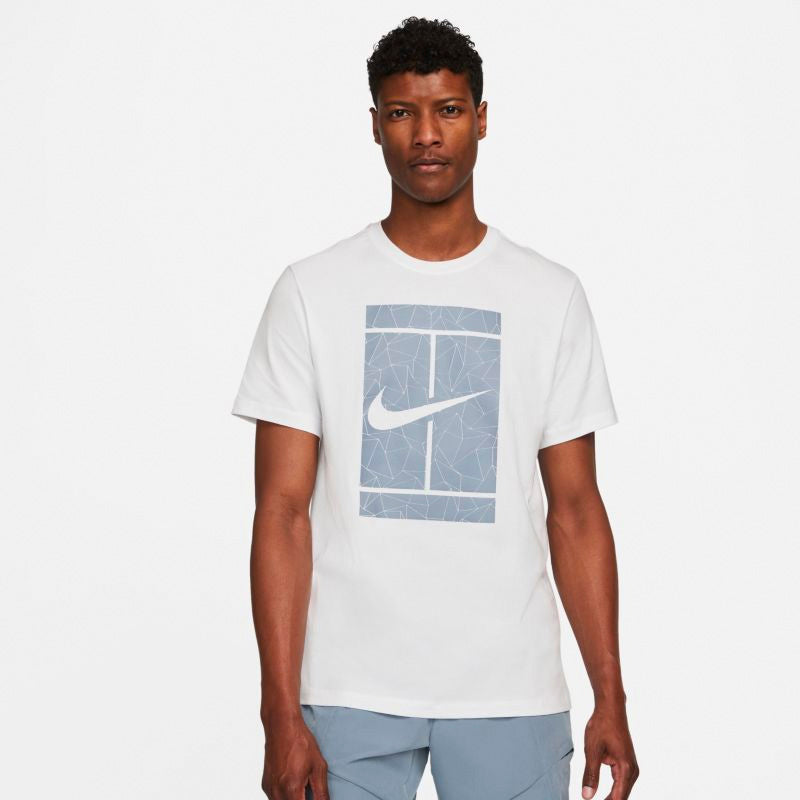 Nike Seasonal Court Tee (M) (White)