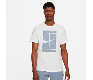 Nike Seasonal Court Tee (M) (White)