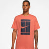 Nike Seasonal Court Tee (M) (Rust Orange)