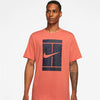 Nike Seasonal Court Tee (M) (Rust Orange)