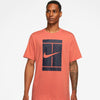 Nike Seasonal Court Tee (M) (Rust Orange) Nike