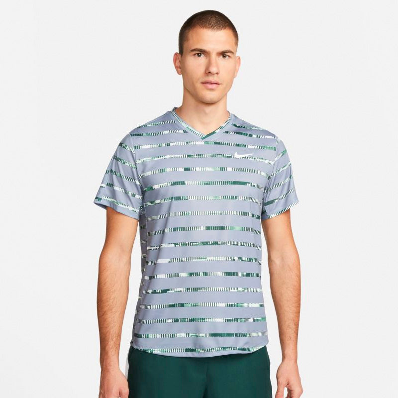 Nike Court Victory Printed Top (M) (Ashen Slate) Nike