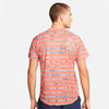 Nike Court Victory Printed Top (M) (Rust Orange)